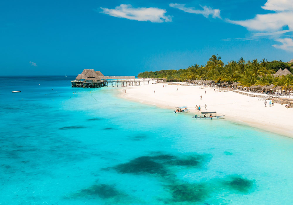 Beach Zanzibar in Tanzania