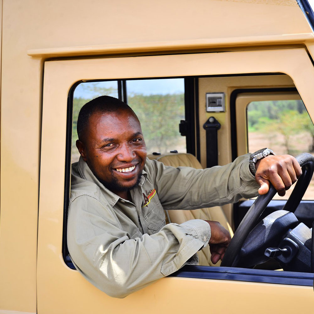 Issa, safari guide with Ajabu Adventures